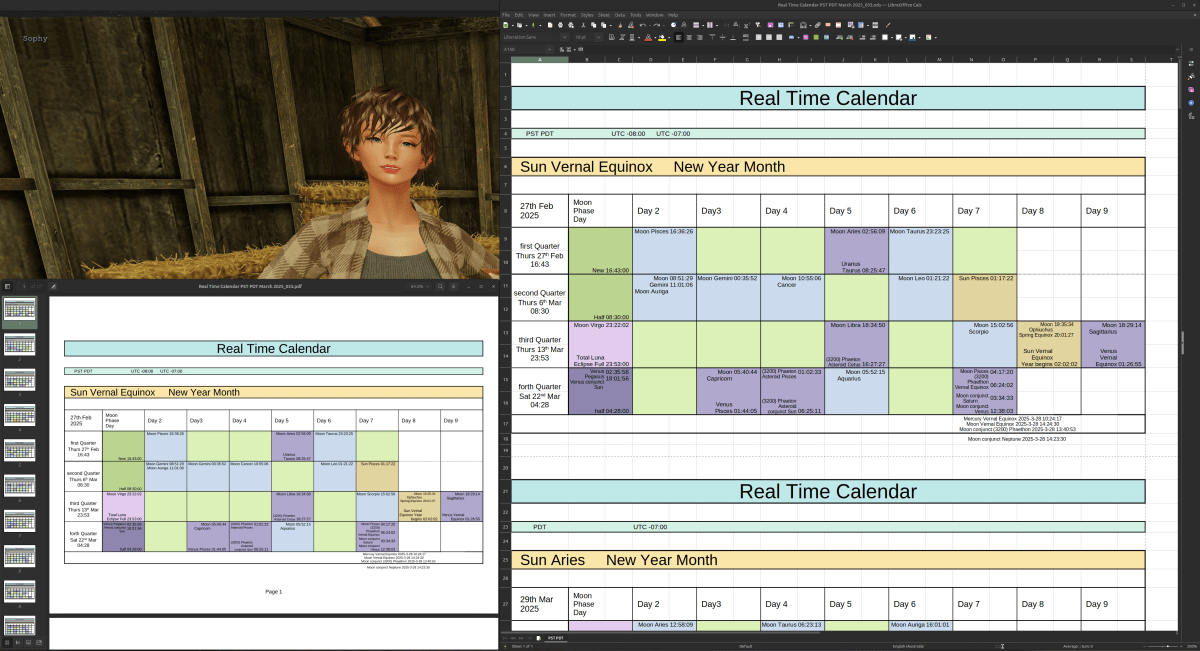 Real Time Natural Calendar (year begin 20Mar2025&nbsp;download)